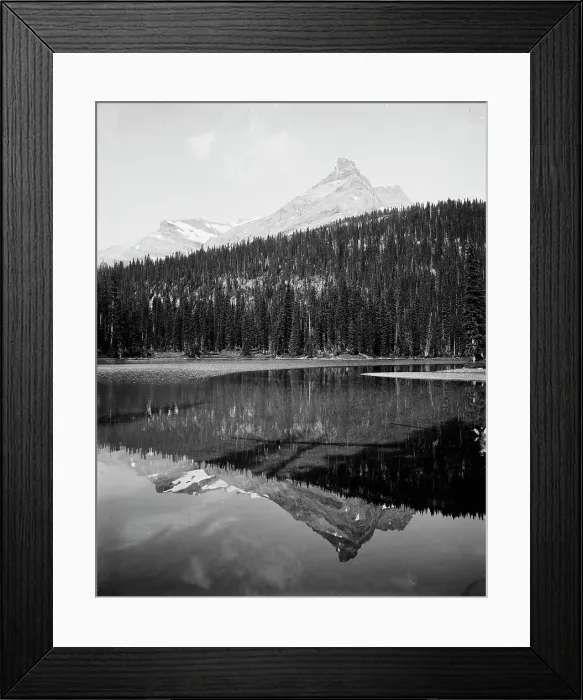 Framed Print : Summit Lake, Yoho Park Reserve, Canada, between 1900 and 1910. Creator: Unknown Framed Print : Summit Lake, Yoho Park Reserve, Canada, between 1900 and 1910. Creator: Unknown