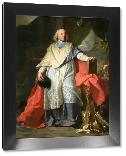 Portrait of Jacques-Bénigne Bossuet (1627-1704), 1702. Creator: Rigaud, Hyacinthe François Honoré (1659-1743)
