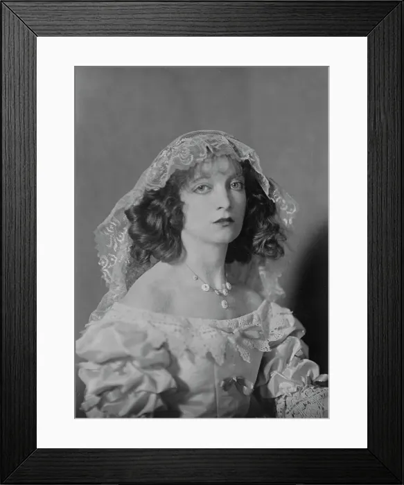 Framed Print : Miss Estelle Winwood, in costume, 1919 Mar. 6. Creator: Arnold Genthe Framed Print : Miss Estelle Winwood, in costume, 1919 Mar. 6. Creator: Arnold Genthe