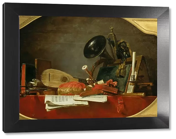 Attributes of Music, 1765. Creator: Chardin, Jean-Baptiste Siméon (1699-1779)