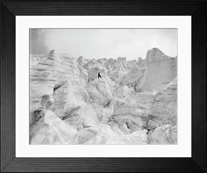 Framed Print : Illecillewaet Glacier from Seracs, Selkirk Mts. British Columbia, between 1900 and 1910. Creator: Unknown Framed Print : Illecillewaet Glacier from Seracs, Selkirk Mts. British Columbia, between 1900 and 1910. Creator: Unknown