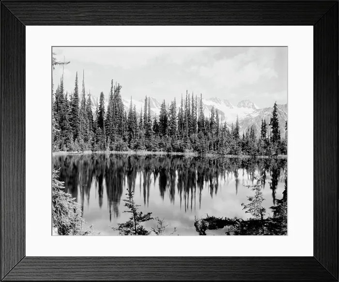 Framed Print : Marion Lake on Mount Abbott, Selkirk Mts. British Columbia, between 1900 and 1910. Creator: Unknown Framed Print : Marion Lake on Mount Abbott, Selkirk Mts. British Columbia, between 1900 and 1910. Creator: Unknown