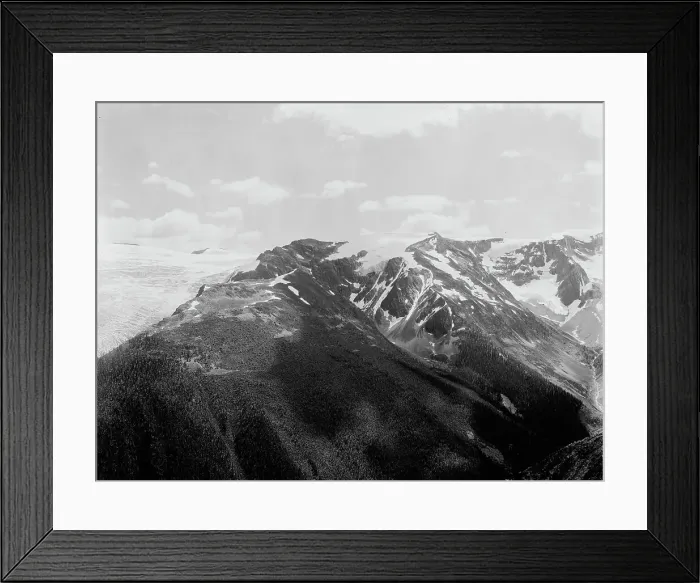Framed Print : Glacier Crest from Mount Abbott, Selkirk Mts. British Columbia, between 1900 and 1910. Creator: Unknown Framed Print : Glacier Crest from Mount Abbott, Selkirk Mts. British Columbia, between 1900 and 1910. Creator: Unknown
