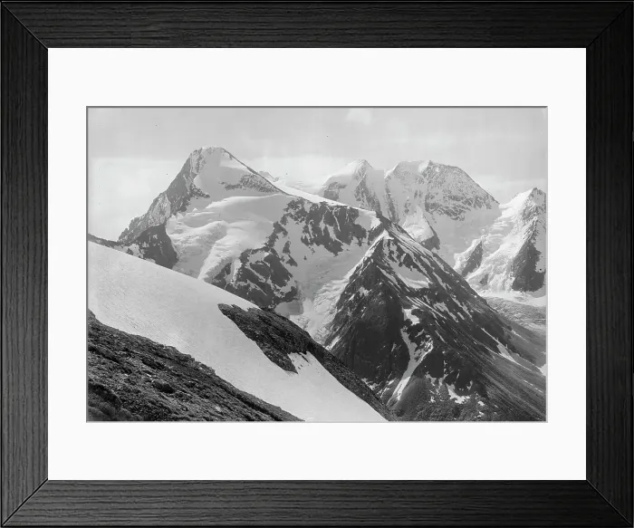 Framed Print : Asulkan Glacier from Mount Abbott, Selkirk Mts. British Columbia, between 1900 and 1910. Creator: Unknown Framed Print : Asulkan Glacier from Mount Abbott, Selkirk Mts. British Columbia, between 1900 and 1910. Creator: Unknown