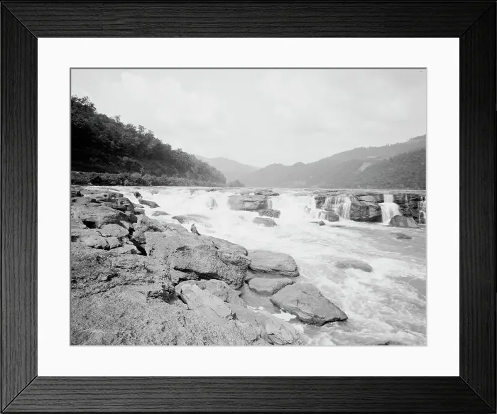 Framed Print : Sandstone Falls, New River, W. Va. c.between 1910 and 1920. Creator: Unknown Framed Print : Sandstone Falls, New River, W. Va. c.between 1910 and 1920. Creator: Unknown
