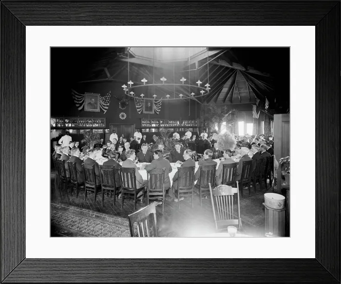 Framed Print : Officers club, National Cash Register, Dayton, Ohio, (1902?). Creator: Unknown Framed Print : Officers club, National Cash Register, Dayton, Ohio, (1902?). Creator: Unknown