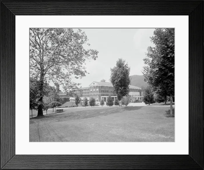 Framed Print : The Homestead (east front), Virginia Hot Springs, c.between 1910 and 1920. Creator: Unknown Framed Print : The Homestead (east front), Virginia Hot Springs, c.between 1910 and 1920. Creator: Unknown