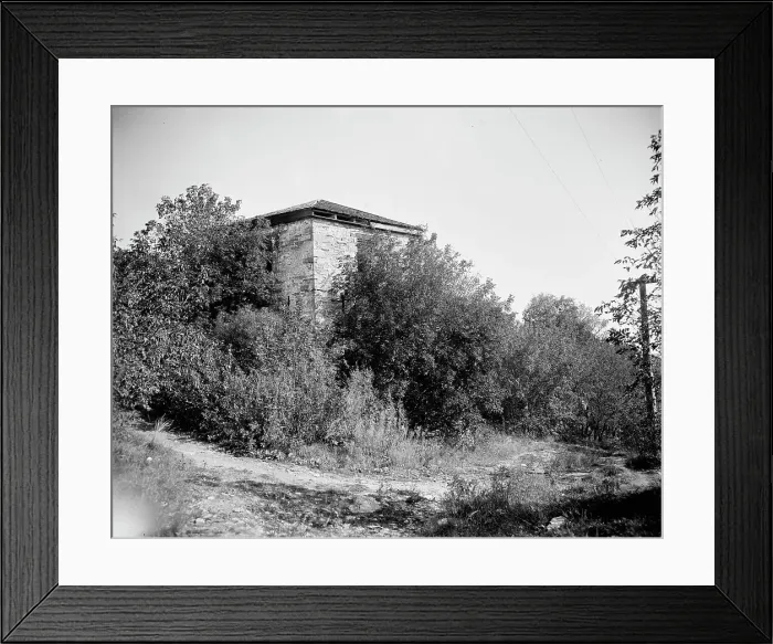 Framed Print : Old block house, Fort Snelling, Minn. between 1900 and 1910. Creator: Unknown