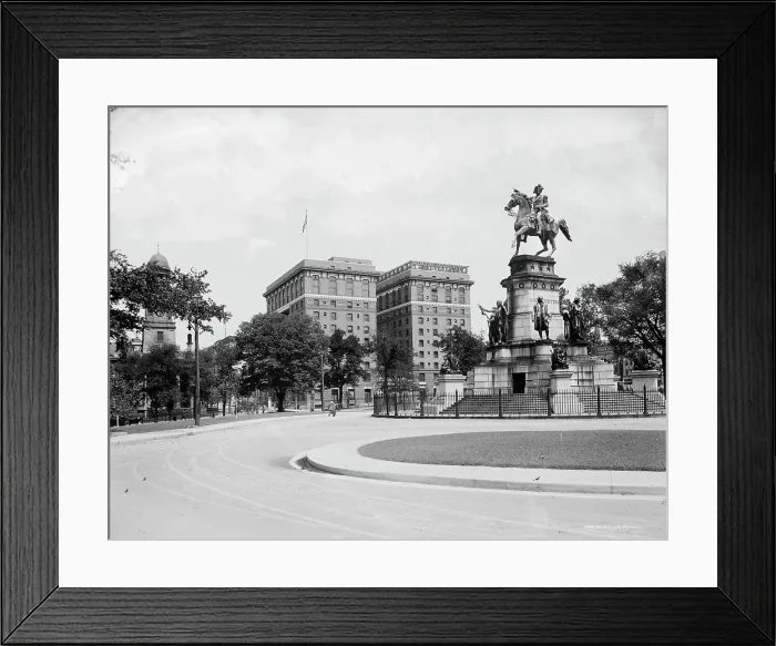 Framed Print : Hotel Richmond from the Capitol, Richmond, Va. c.between 1910 and 1920. Creator: Unknown Framed Print : Hotel Richmond from the Capitol, Richmond, Va. c.between 1910 and 1920. Creator: Unknown