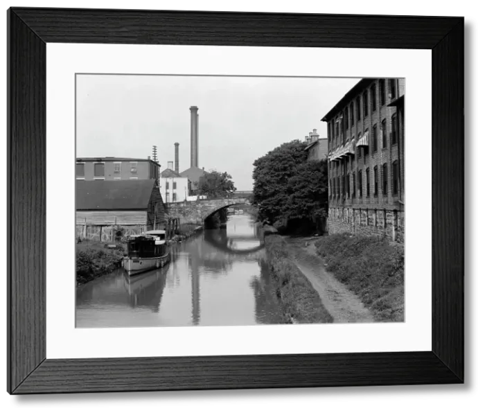 Framed Print : C & O canal at 31st Street, Washington, D.C. c.between 1910 and 1920. Creator: Unknown. C & O canal at 31st Street, Washington, D.C. c.between 1910 and 1920. Creator: Unknown Framed Print : C & O canal at 31st Street, Washington, D.C. c.between 1910 and 1920. Creator: Unknown. C & O canal at 31st Street, Washington, D.C. c.between 1910 and 1920. Creator: Unknown