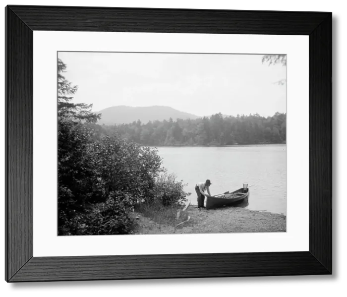 Framed Print : St. Regis Mtn. from Spectacle Lake i.e. Ponds, Adirondack Mtns. N.Y. between 1900 and 1910. Creator: Unknown Framed Print : St. Regis Mtn. from Spectacle Lake i.e. Ponds, Adirondack Mtns. N.Y. between 1900 and 1910. Creator: Unknown