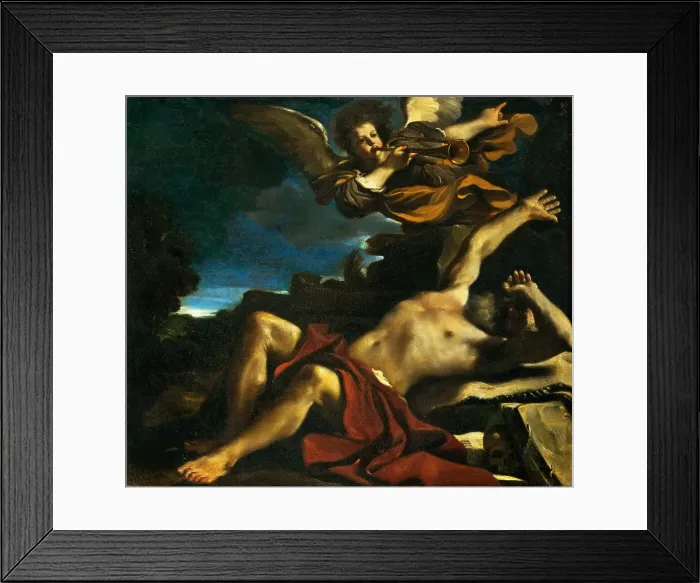 Framed Print : The Vision of Saint Jerome, 1619-1620. Creator: Guercino (1591-1666) Framed Print : The Vision of Saint Jerome, 1619-1620. Creator: Guercino (1591-1666)