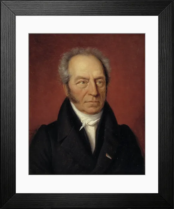 Framed Print : J.C. Spengler, Warden of the Royal Cabinet of Curiosities, 1834. Creator: Johan Ludvig Gebhard Lund Framed Print : J.C. Spengler, Warden of the Royal Cabinet of Curiosities, 1834. Creator: Johan Ludvig Gebhard Lund