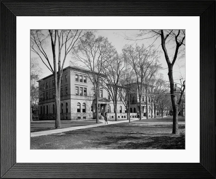 Framed Print : Law Building, U. of M. [i.e. University of Michigan], Ann Arbor, Mich. between 1910 and 1920. Creator: Unknown
