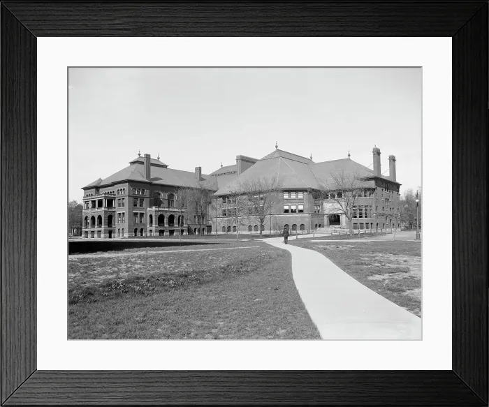 Framed Print : Waterman Gymnasium, U. of M. [i.e. University of Michigan], Ann Arbor, Mich. between 1910 and 1920. Creator: Unknown