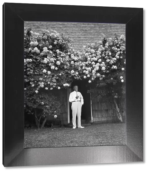 Professor Robert Wood, standing outdoors, 1932. Creator: Arnold Genthe