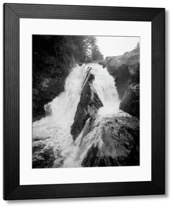 Framed Print : Wilmington High Falls, Adirondack Mts. N.Y. between 1900 and 1910. Creator: Unknown Framed Print : Wilmington High Falls, Adirondack Mts. N.Y. between 1900 and 1910. Creator: Unknown