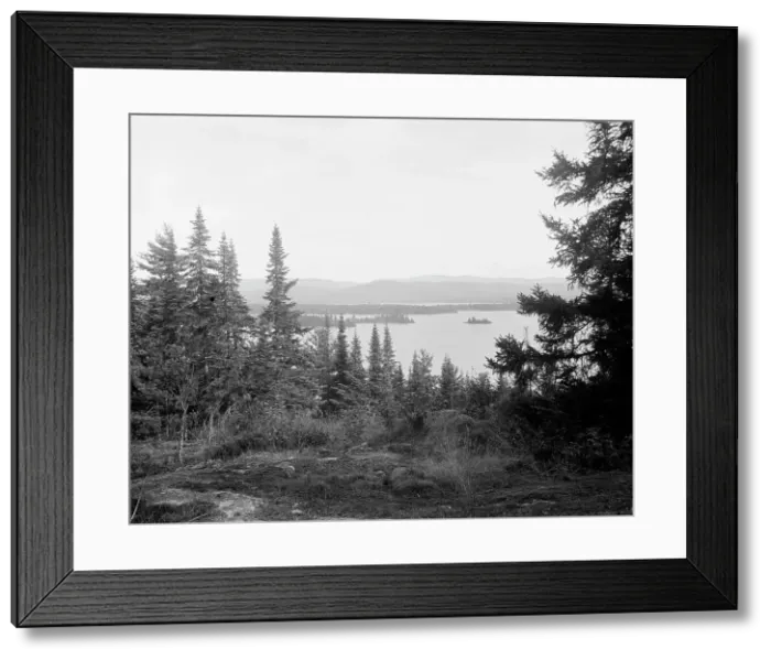 Framed Print : Blue Mountain from the crags, Adirondack Mts. N.Y. between 1900 and 1910. Creator: Unknown Framed Print : Blue Mountain from the crags, Adirondack Mts. N.Y. between 1900 and 1910. Creator: Unknown