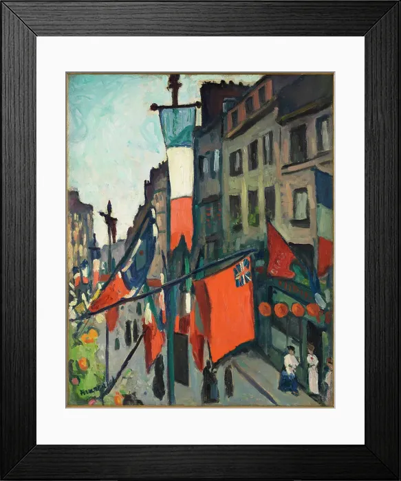 Framed Print : Le 14 Juillet au Havre, 1906. Creator: Marquet, Pierre-Albert (1875-1947) Framed Print : Le 14 Juillet au Havre, 1906. Creator: Marquet, Pierre-Albert (1875-1947)