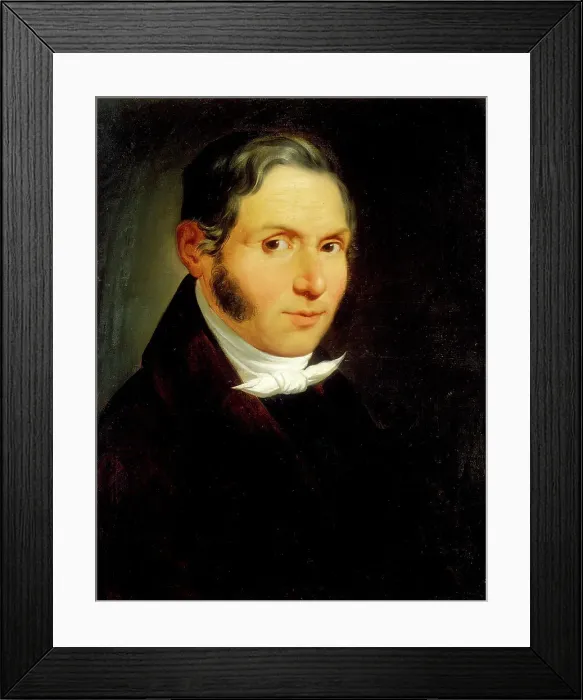 Framed Print : Portrait of the composer Bonifazio Asioli (1769-1832). Creator: Asioli, Luigi (1817-1877) Framed Print : Portrait of the composer Bonifazio Asioli (1769-1832). Creator: Asioli, Luigi (1817-1877)