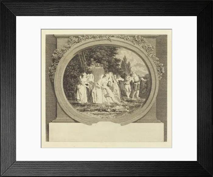 Framed Print : Les Voeux acceptees, probably c. 1777 / 1783. Creator: Nicolas Delaunay Framed Print : Les Voeux acceptees, probably c. 1777 / 1783. Creator: Nicolas Delaunay