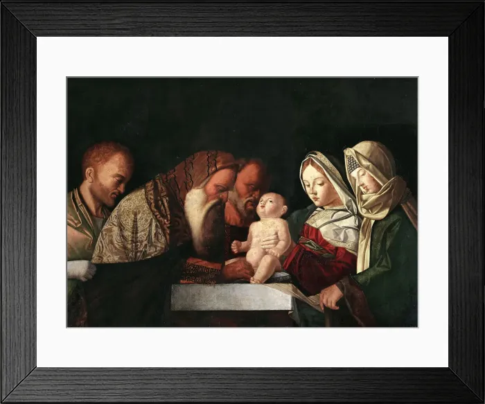 Framed Print : The Circumcision, c. 1500. Creator: Bellini, Giovanni (1430-1516) Framed Print : The Circumcision, c. 1500. Creator: Bellini, Giovanni (1430-1516)