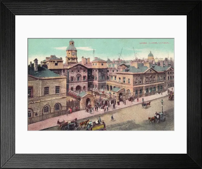 Framed Print : Horse Guards, London, c1900. Creator: Unknown Framed Print : Horse Guards, London, c1900. Creator: Unknown