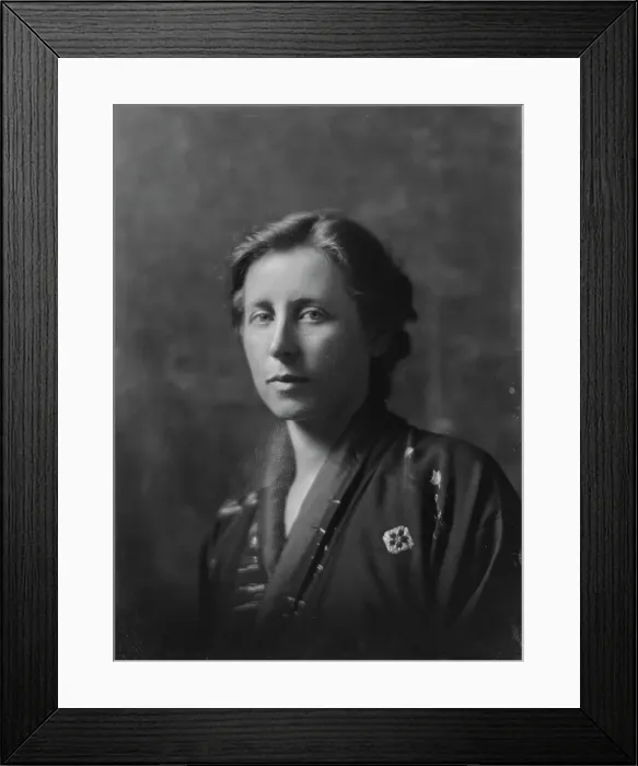 Framed Print : Mrs. Hans Zinsser, portrait photograph, 1918 Mar. 26. Creator: Arnold Genthe Framed Print : Mrs. Hans Zinsser, portrait photograph, 1918 Mar. 26. Creator: Arnold Genthe