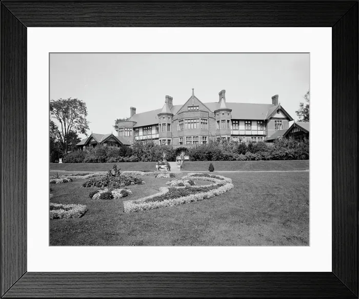 Framed Print : Blantyre, home of R.W. Patterson [i.e. Robert W. Paterson], Lenox, Mass. c.between 1910 and 1920. Creator: Unknown