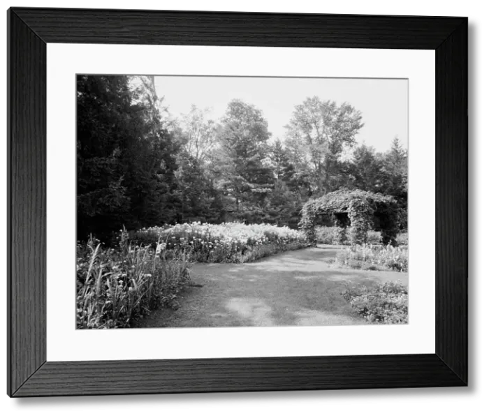 Framed Print : The Flower gardens, country home of W.E.S. Griswold, Lenox, Mass. c.between 1910 and 1920. Creator: Unknown Framed Print : The Flower gardens, country home of W.E.S. Griswold, Lenox, Mass. c.between 1910 and 1920. Creator: Unknown