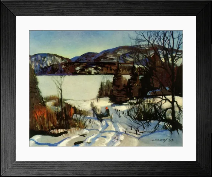 Framed Print : Winter in the Gatineau: Quebec Province, 1941. Creator: Frank Hennessey Framed Print : Winter in the Gatineau: Quebec Province, 1941. Creator: Frank Hennessey
