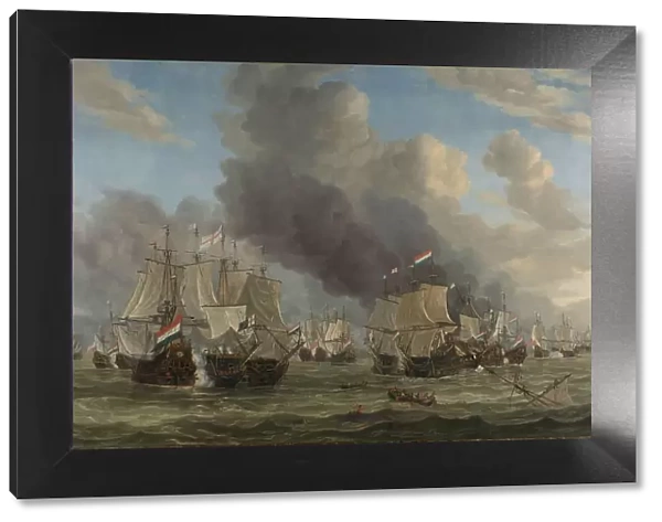 The Battle of Livorno, 1653-1664. Creator: Reinier Zeeman