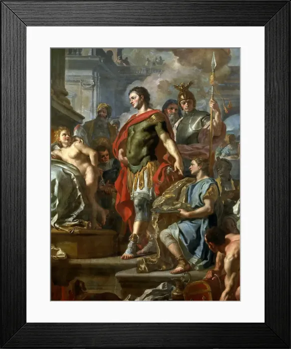 Framed Print : Aeneas and Dido, 1739-1740. Creator: Solimena, Francesco (1657-1747) Framed Print : Aeneas and Dido, 1739-1740. Creator: Solimena, Francesco (1657-1747)