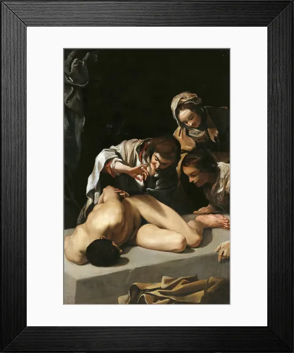 Framed Print : Saint Sebastian Tended by the Pious Women, 1615. Creator: Schedone (Schidone), Bartolomeo (1570-1615) Framed Print : Saint Sebastian Tended by the Pious Women, 1615. Creator: Schedone (Schidone), Bartolomeo (1570-1615)