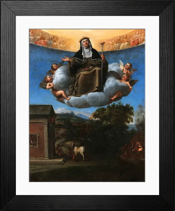 Framed Print : Saint Elizabeth in Glory, 1603-1604. Creator: Albani, Francesco (1578-1660) Framed Print : Saint Elizabeth in Glory, 1603-1604. Creator: Albani, Francesco (1578-1660)
