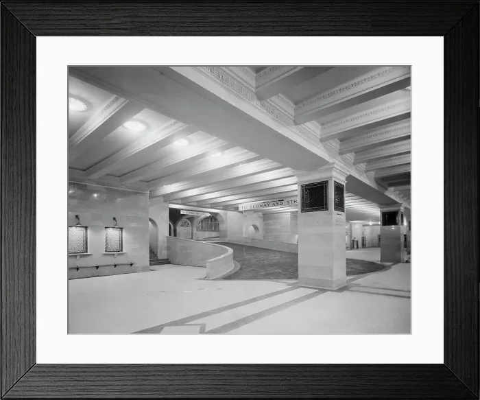 Framed Print : Entrance to suburban concourse, Grand Central Terminal, N.Y. Central Lines, New York, c1910-1920. Creator: Unknown