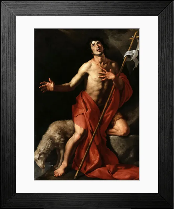 Framed Print : Saint John the Baptist, 1635-1640. Creator: Fracanzano, Cesare (1605-1651) Framed Print : Saint John the Baptist, 1635-1640. Creator: Fracanzano, Cesare (1605-1651)