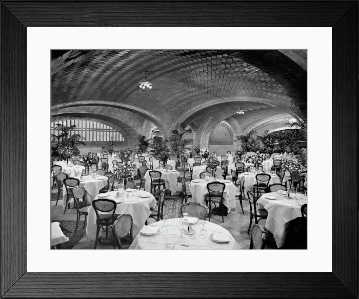Framed Print : Restaurant, Grand Central Terminal, N.Y. Central Lines, New York, c.between 1910 and 1920. Creator: Unknown Framed Print : Restaurant, Grand Central Terminal, N.Y. Central Lines, New York, c.between 1910 and 1920. Creator: Unknown