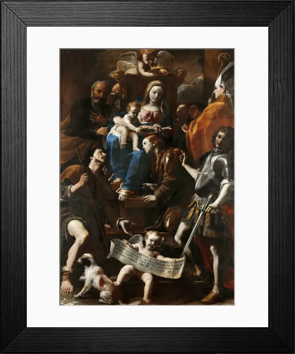 Framed Print : Madonna of Constantinople, c. 1565. Creator: Preti, Mattia (1613-1699) Framed Print : Madonna of Constantinople, c. 1565. Creator: Preti, Mattia (1613-1699)