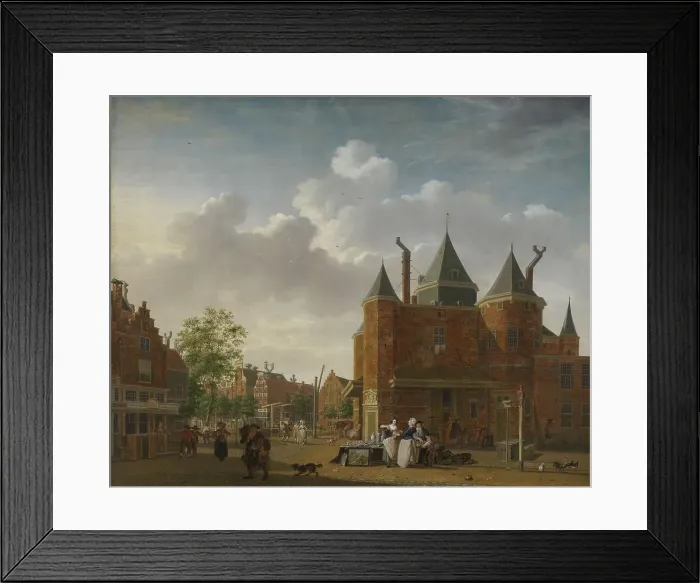 Framed Print : The Sint-Antoniuswaag in Amsterdam, c.1780-c.1790. Creator: Isaak Ouwater Framed Print : The Sint-Antoniuswaag in Amsterdam, c.1780-c.1790. Creator: Isaak Ouwater