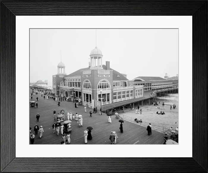Framed Print : Steel Pier, Atlantic City, N.J. c.between 1910 and 1920. Creator: Unknown Framed Print : Steel Pier, Atlantic City, N.J. c.between 1910 and 1920. Creator: Unknown