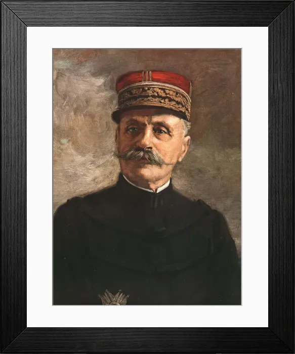 Framed Print : Le General Foch; commandant en chef des armees du nord, 1915. Creator: Unknown Framed Print : Le General Foch; commandant en chef des armees du nord, 1915. Creator: Unknown
