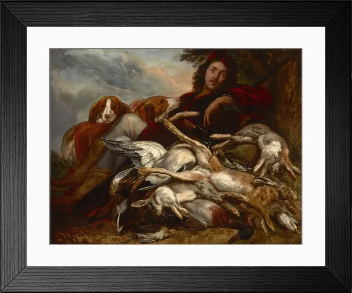 Framed Print : Rest after hunting, First Half of 17th century. Creator: Jordaens, Jacob (1593-1678) Framed Print : Rest after hunting, First Half of 17th century. Creator: Jordaens, Jacob (1593-1678)