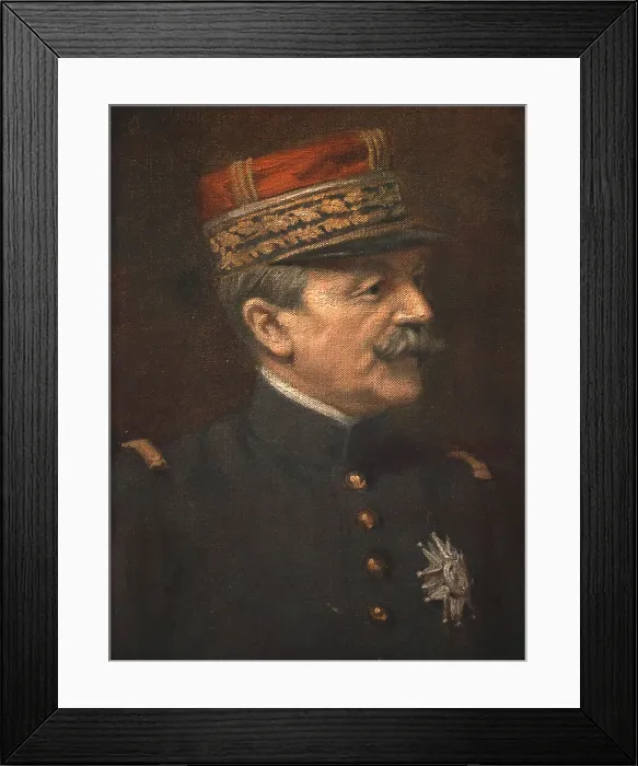 Framed Print : Le General de Langle de Cary, 1915. Creator: Unknown Framed Print : Le General de Langle de Cary, 1915. Creator: Unknown