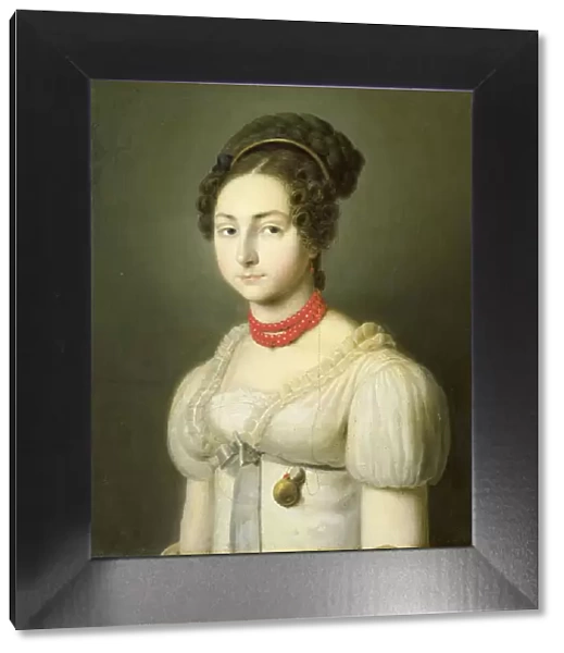 Portrait of Jacoba van Wessem, Wife of Lord Stumphius, Burgomaster of Beverwijk, c.1820-c.1830. Creator: Dirk van Oosterhoudt