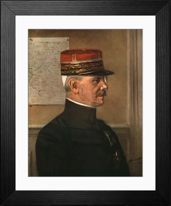 Framed Print : Le General Maunoury, 23 July 1915, 1915. Creator: Lucien Jonas Framed Print : Le General Maunoury, 23 July 1915, 1915. Creator: Lucien Jonas