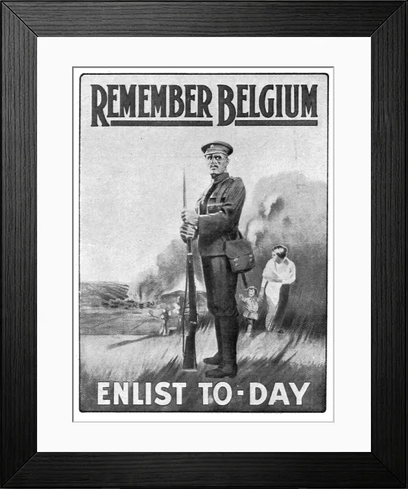 Framed Print : L'effort de l'Angleterre, 1915. Creator: Unknown Framed Print : L'effort de l'Angleterre, 1915. Creator: Unknown