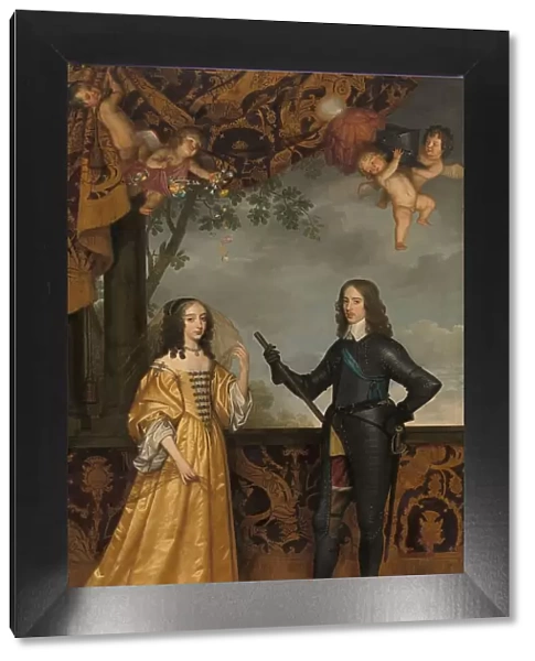 Portrait of Willem II (1626-1650), Prince of Orange, and his Wife Mary Stuart (1631-1660), 1647. Creator: Gerrit van Honthorst