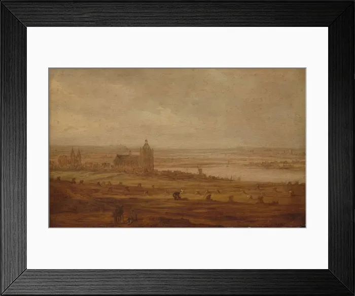 Framed Print : View of Arnhem, c.1644. Creator: Jan van Goyen Framed Print : View of Arnhem, c.1644. Creator: Jan van Goyen