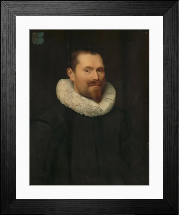 Framed Print : Portrait of a man, 1633. Creator: Unknown Framed Print : Portrait of a man, 1633. Creator: Unknown